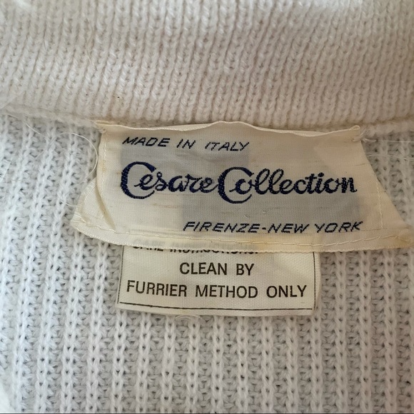 Vintage rabbit fur sweater - Picture 6 of 6